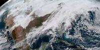 Imagem de satélite mostra clima severo no país