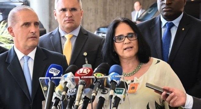 Damares disse ainda n&atilde;o estar assustada