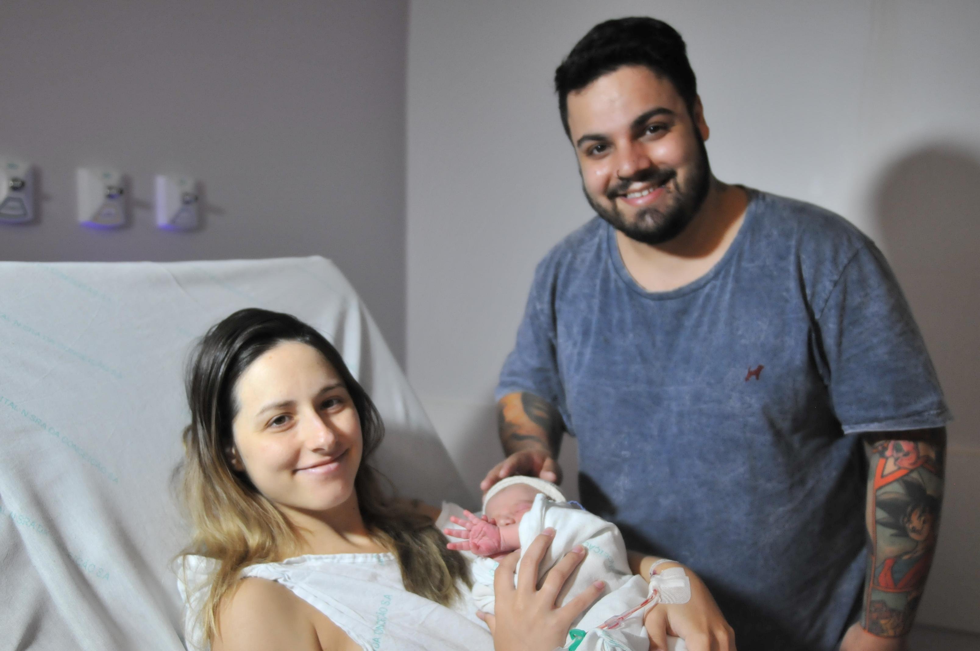 Na manh&atilde; do dia 1&ordm; de janeiro Sophia j&aacute; estava bem alimentada