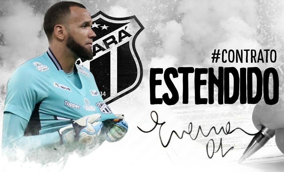 Everson, considerado um dos &iacute;dolos da torcida do Cear&aacute;, chegou ao clube em 2015 e est&aacute; com 28 anos