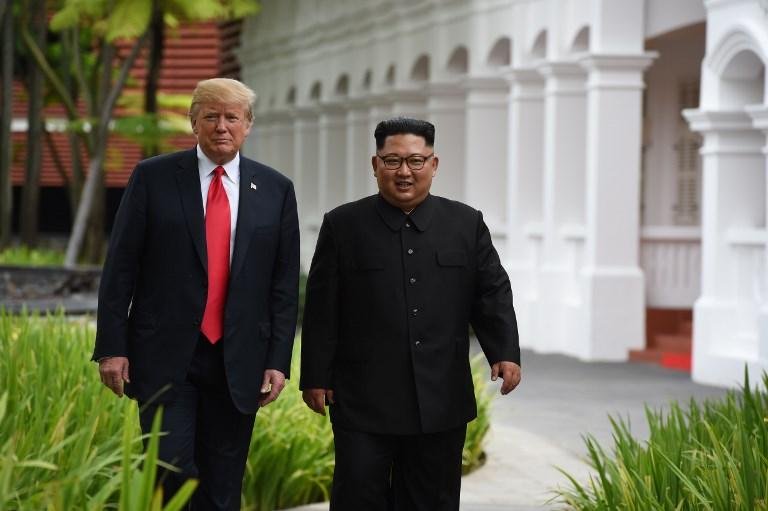 Trump e Kim Jong-un se reuniram em junho em Singapura