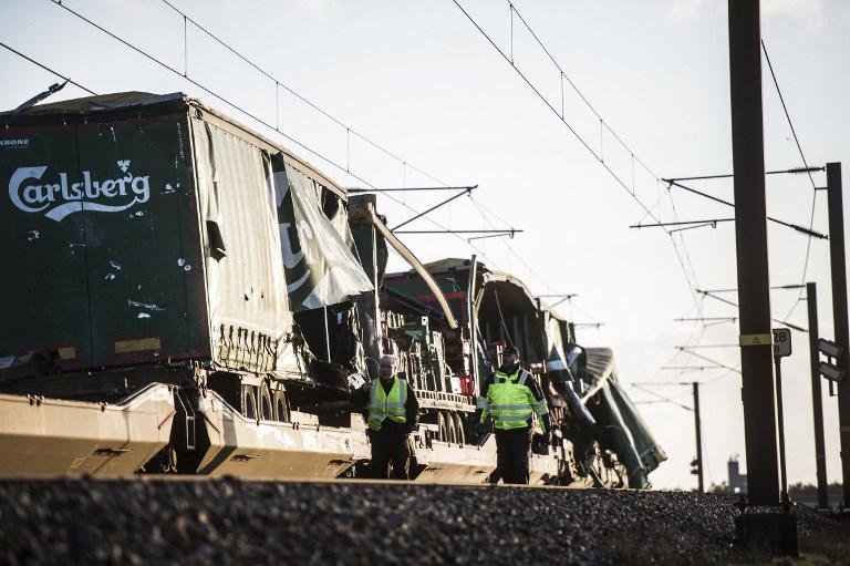 Acidente de trem deixa v&aacute;rios mortos na Dinamarca