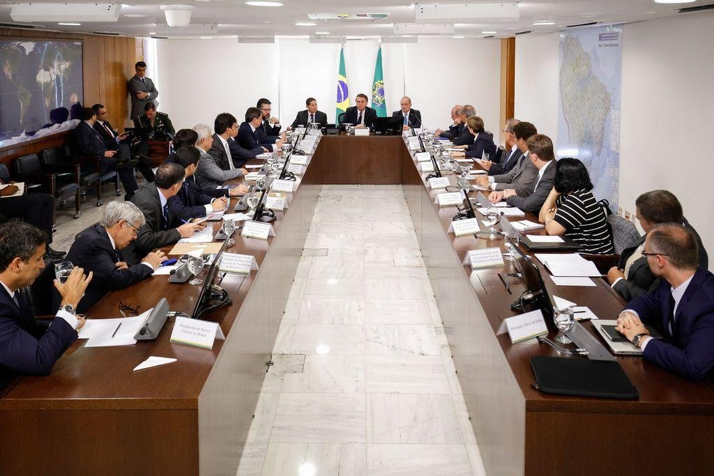 Bolsonaro se reuniu com ministros nesta ter&ccedil;a-feira