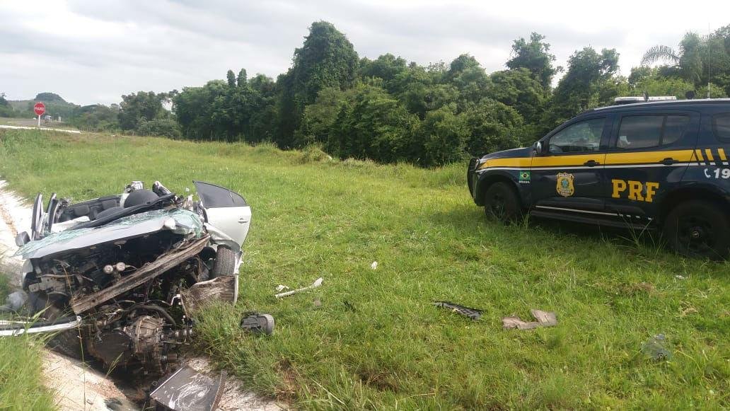 Um acidente provocou uma morte, na tarde deste s&aacute;bado, no km 381 da BR 386, em Taba&iacute;