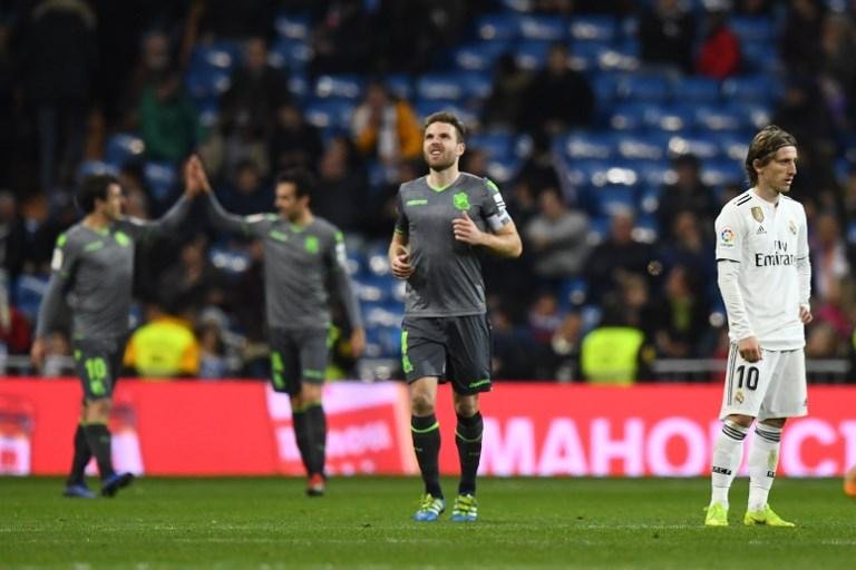 Real Madrid perdeu para a Real Sociedad em casa neste domingo