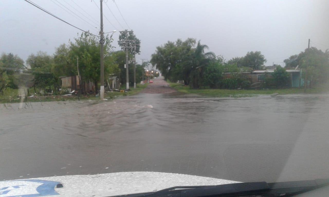 Alegrete registra 220 mm de chuva em um dia e mais de cem fam&iacute;lias est&atilde;o desabrigadas