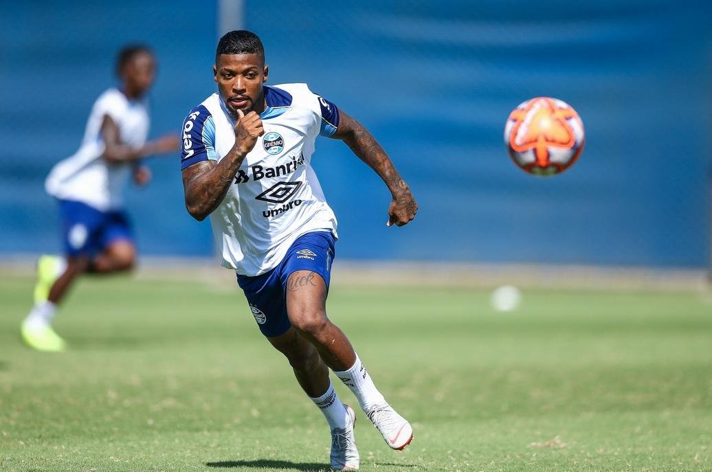 Marinho come&ccedil;ou bem 2019 ao marcar gol contra o Novo Hamburgo