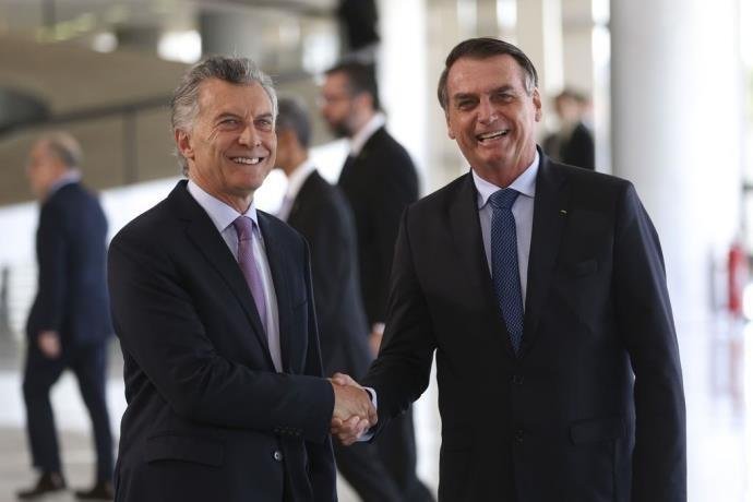 Na &uacute;ltima semana, Bolsonaro e Macri assinaram em Bras&iacute;lia tratado que d&aacute; mais rapidez ao processo
