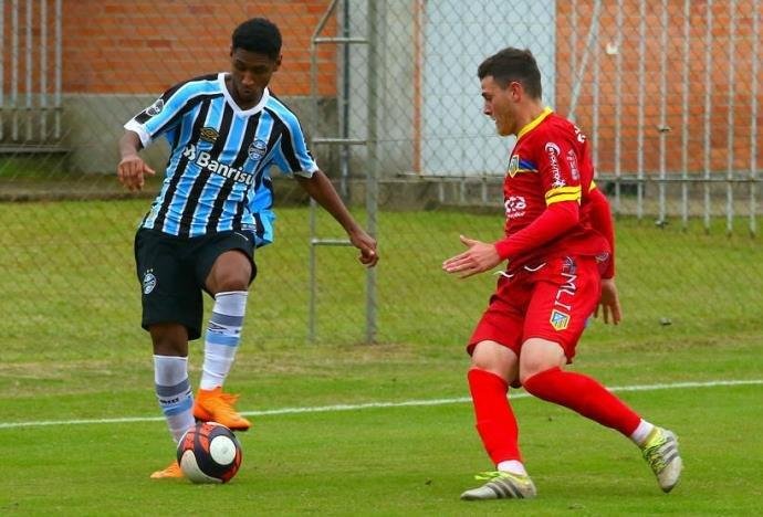 Tet&ecirc; &eacute; um dos principais destaques das categorias de base do Gr&ecirc;mio