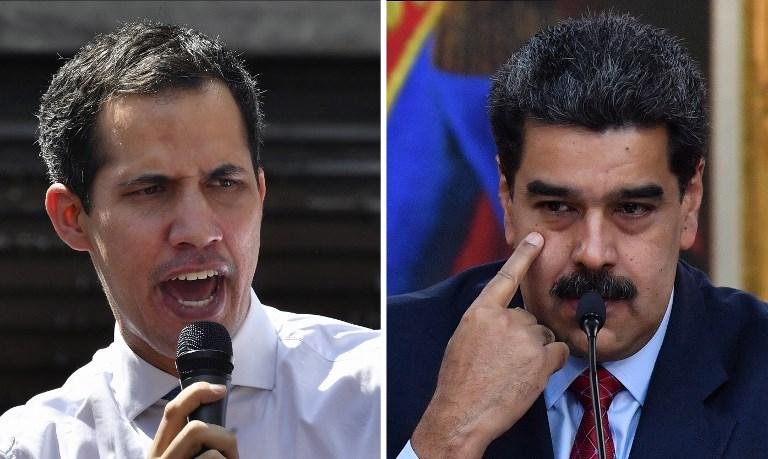 Guaid&oacute; afirmou que n&atilde;o ir&aacute; conversar com Maduro porque ele &eacute; um "ditador"