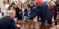 Trump e Kanye West protagonizam encontro inusitado na Casa Branca