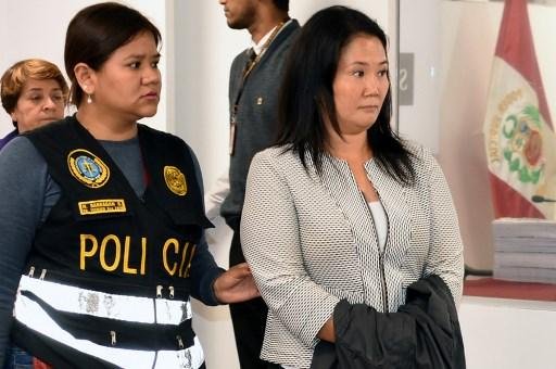 Keiko foi detida nesta quarta-feira