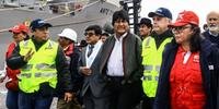 Morales vistoriou porto peruano que deverá atender a Bolívia