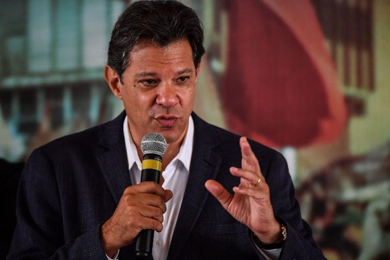 Haddad critica projeto de Bolsonaro para policiais