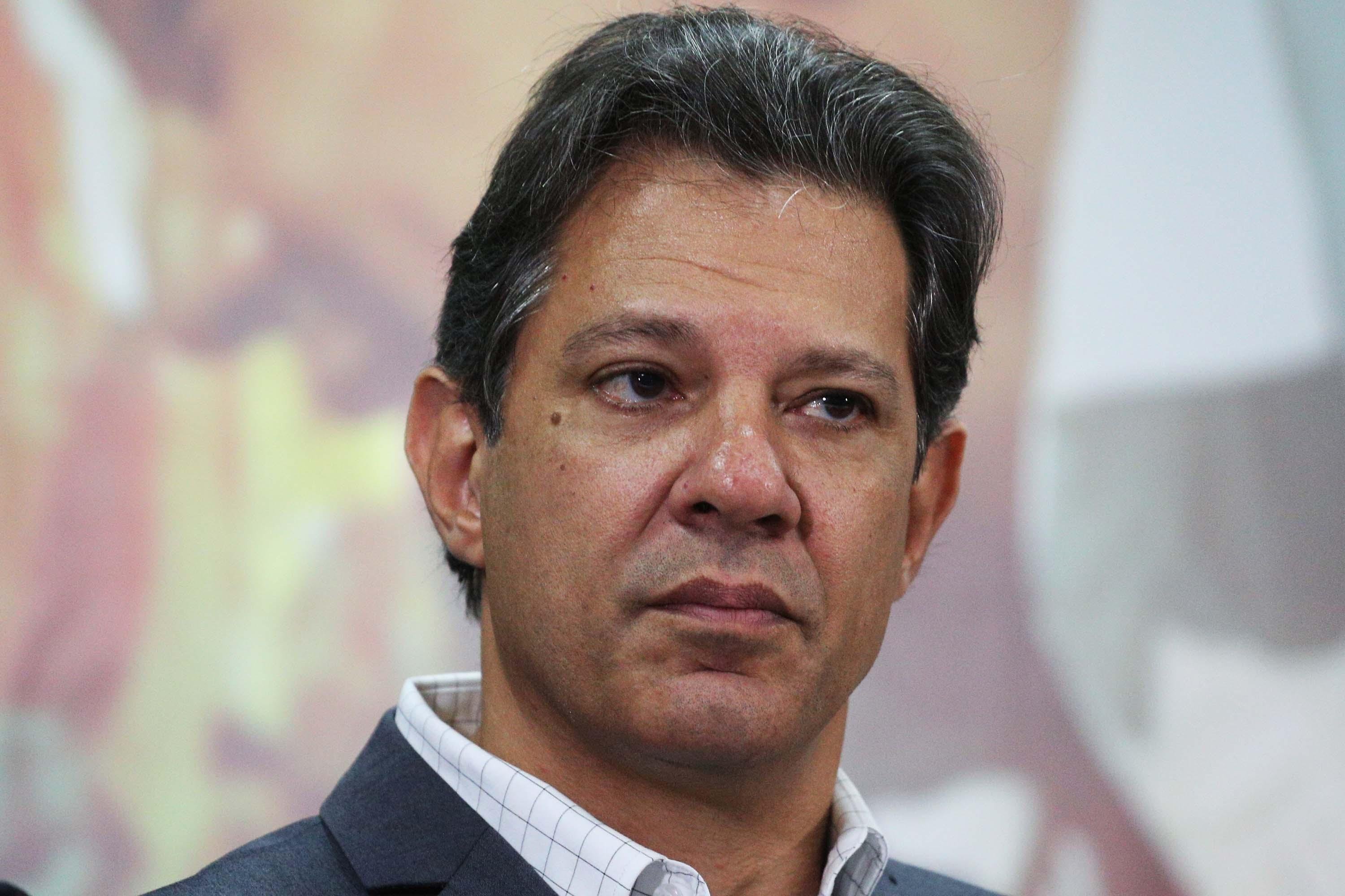 Haddad participou hoje de evento com juristas