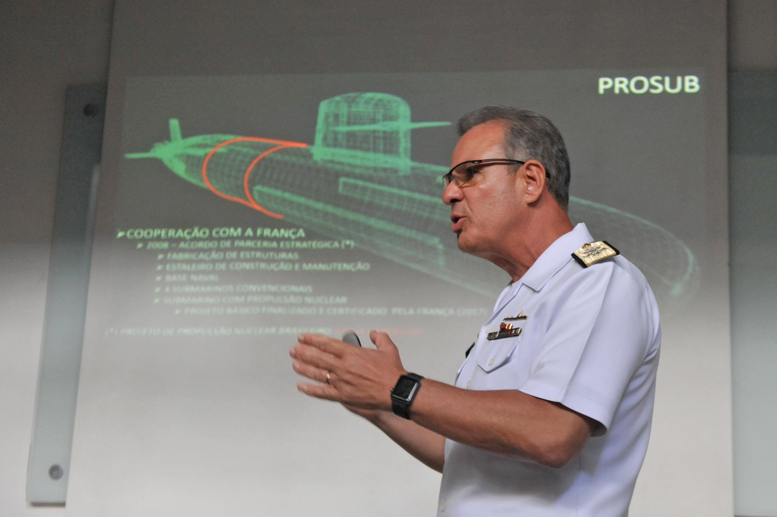An&uacute;ncio foi realizado pelo almirante de esquadra Bento Costa Lima Leite de Albuquerque J&uacute;nior