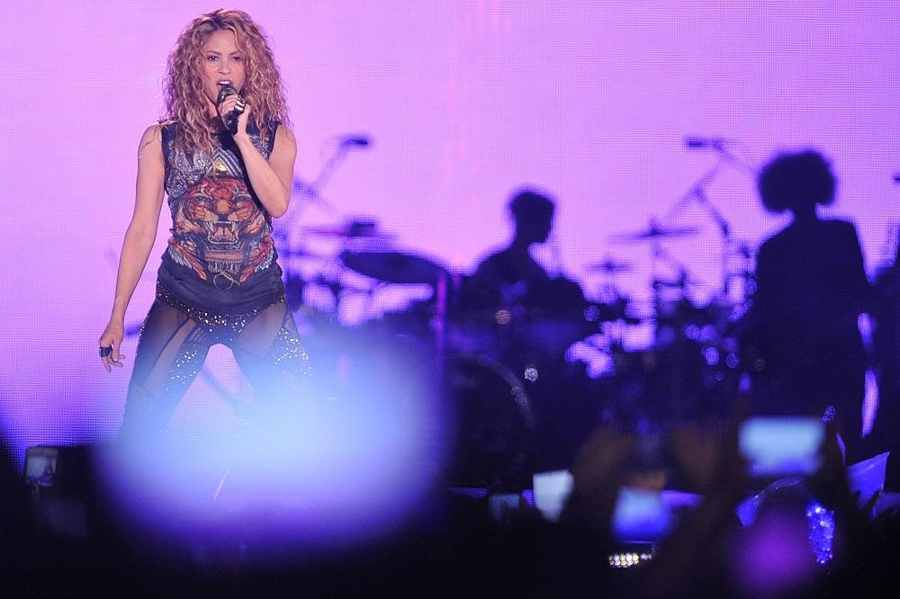 Shakira se apresentou na Arena do Gr&ecirc;mio nesta ter&ccedil;a-feira
