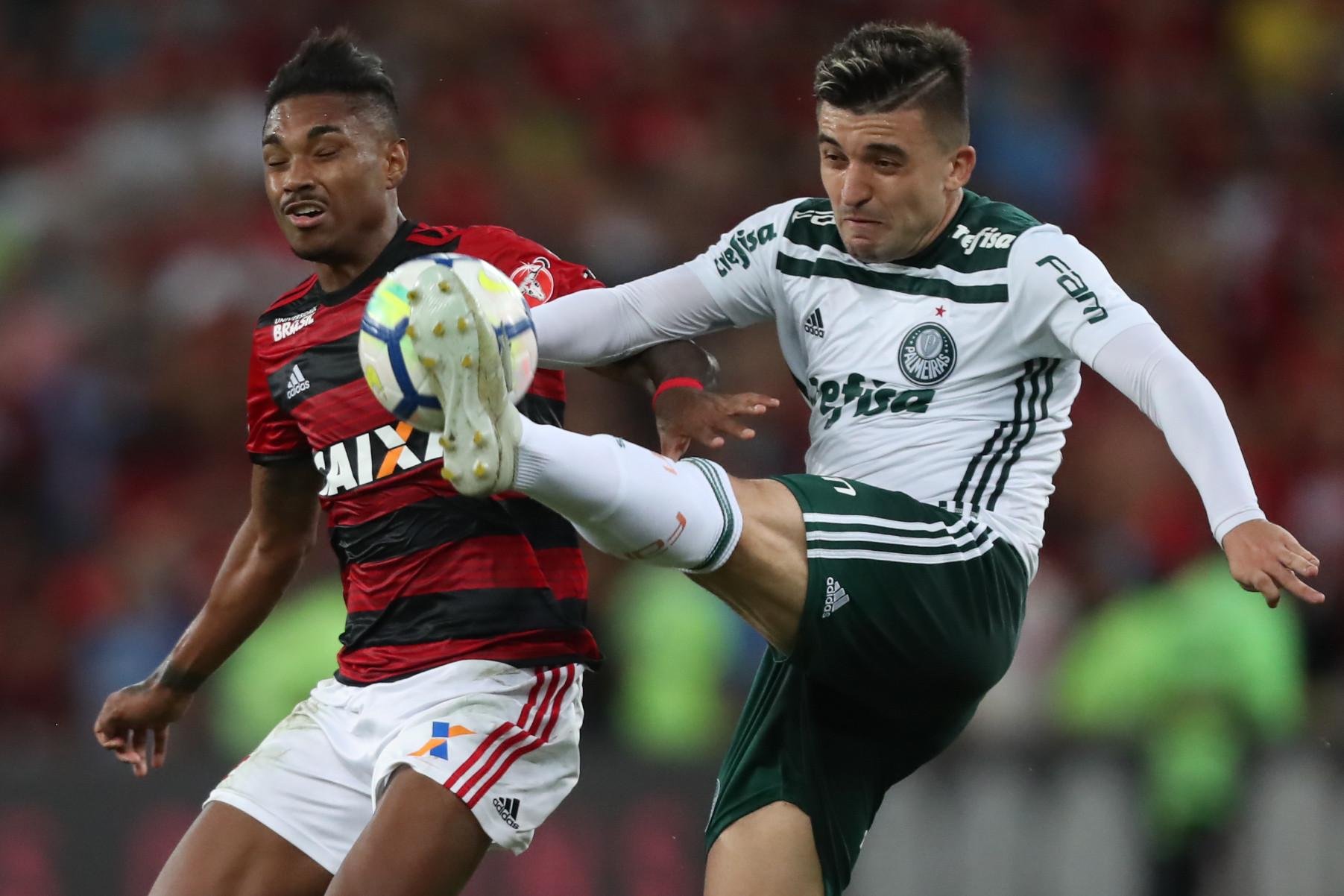 Flamengo e Palmeiras empataram em 1 a 1 no Maracan&atilde;