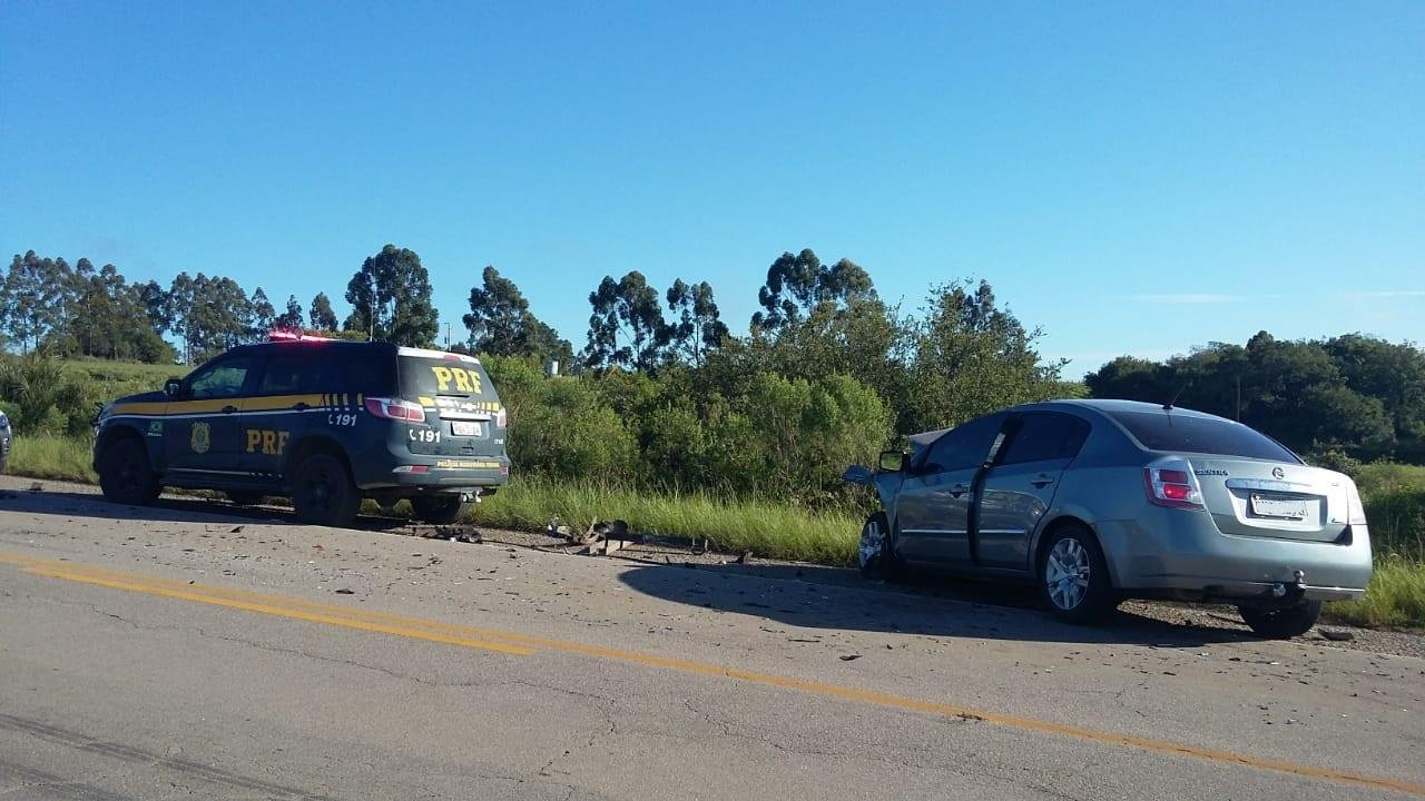 Acidente em Pinheiro Machado, na zona Sul do RS