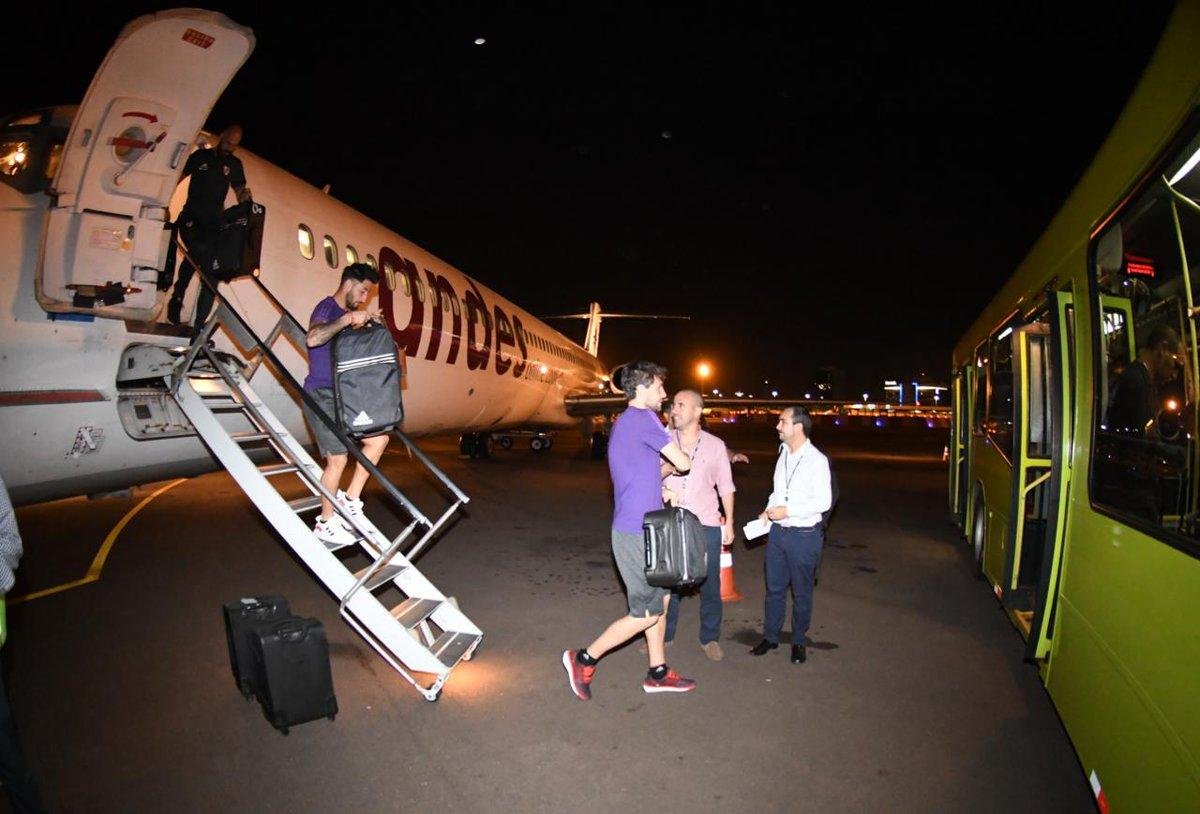 River chegou a Porto Alegre na noite deste domingo