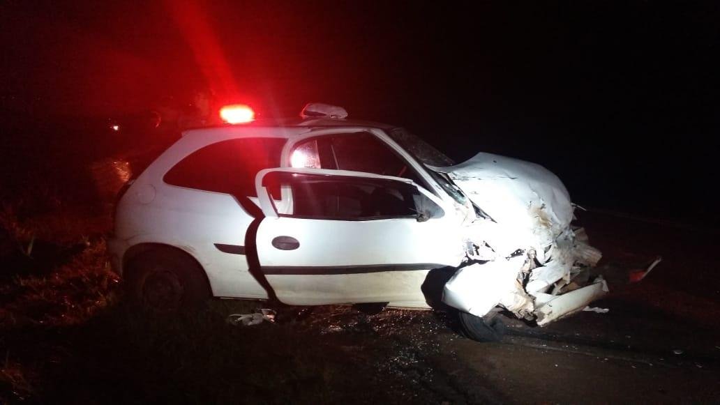 Acidente aconteceu por volta das 18h45min de quinta-feira, em Coronel Bicaco