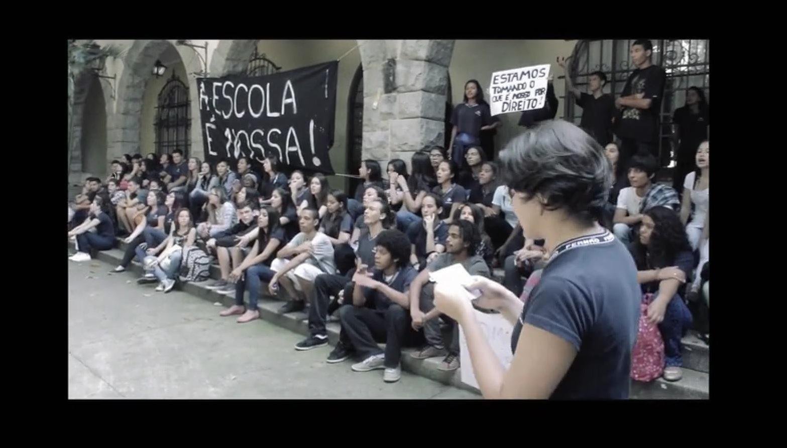 Um dos curta metragens exibidos ser&aacute; o document&aacute;rio "Escolas em Luta"