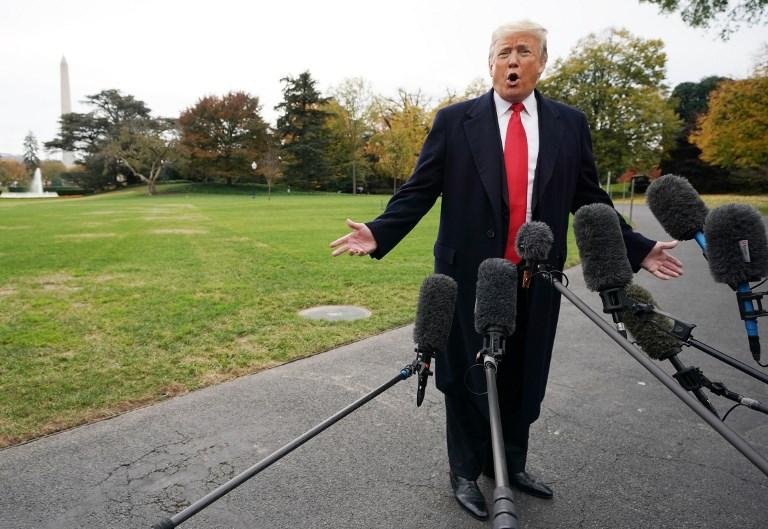 Trump deixou Washington para um com&iacute;cio em Huntington, Virg&iacute;nia Ocidental