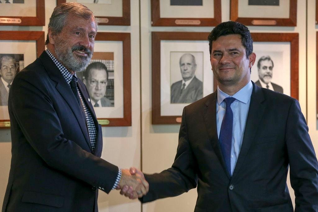 Moro se reuniu na tarde desta quinta-feira com o ministro da Justi&ccedil;a, Torquato Jardim