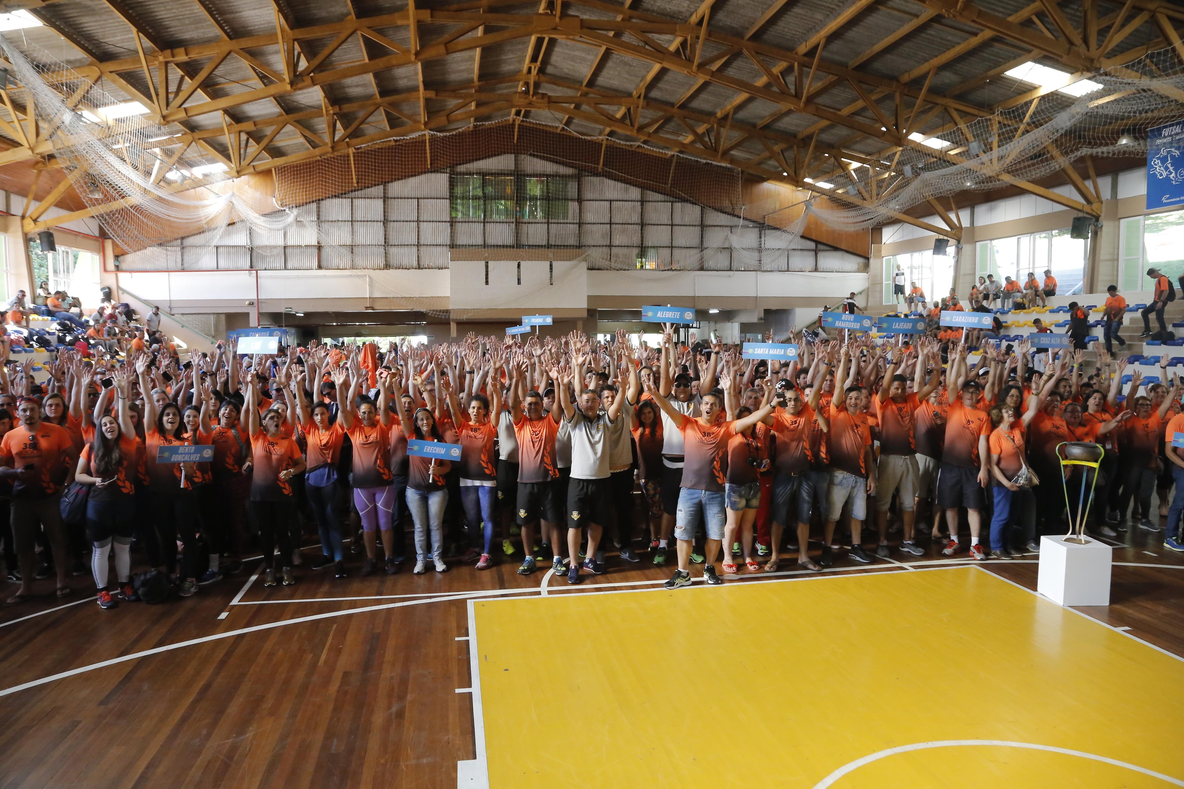 Cerim&ocirc;nia de abertura Jogos Comerci&aacute;rios Sesc