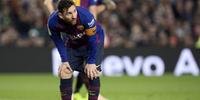 Messi marcou dois gols, mas não conseguiu impedir vitória do Barça
