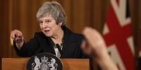 Primeira-ministra britânica descartou convocar um segundo referendo sobre o tema