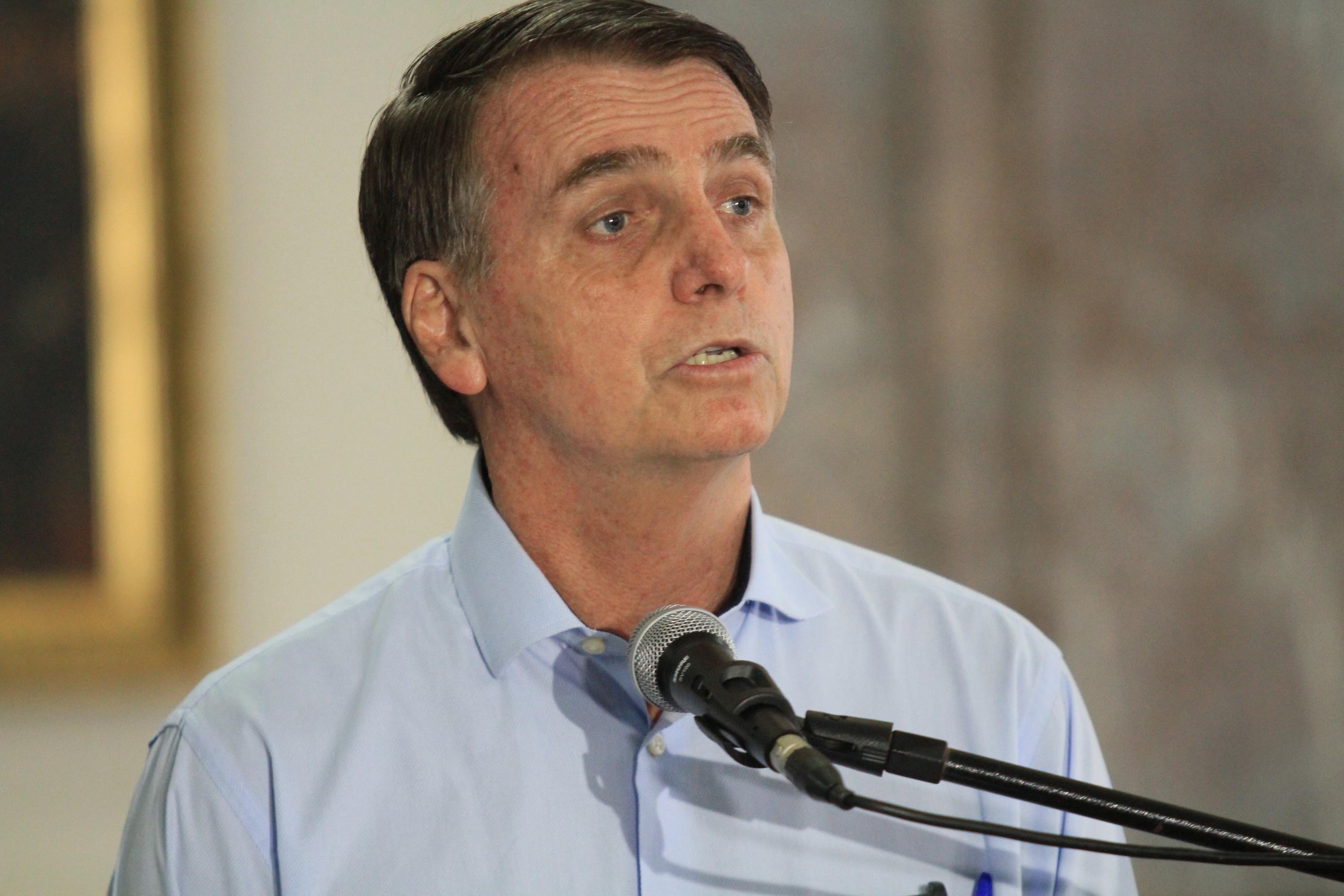 Presidente eleito esteve em coletiva no 1&deg; Distrito Naval, no Rio