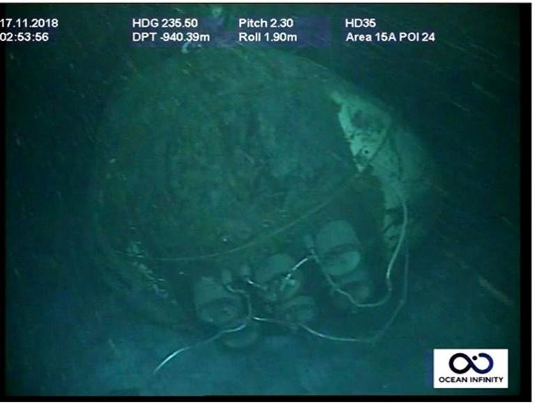 Submarino foi localizado um ano ap&oacute;s ter desaparecido