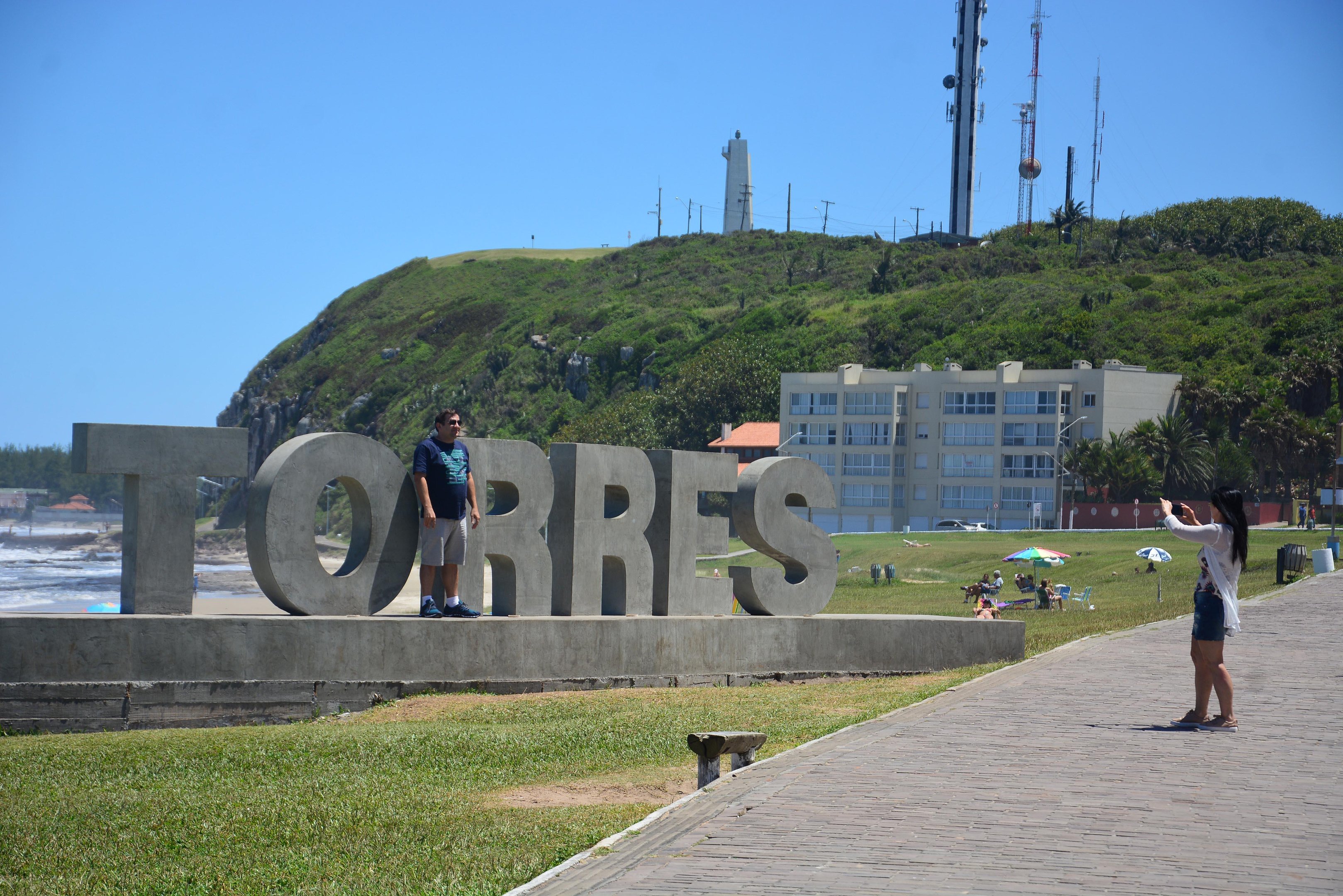 Totem leva o nome do munic&iacute;pio de Torres