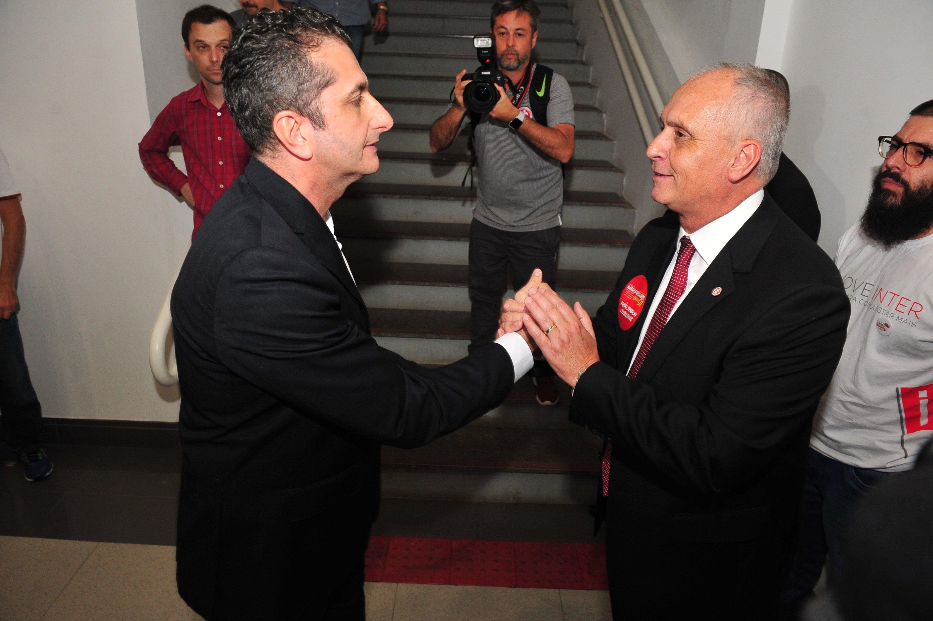 Luciano Davi e Marcelo Medeiros disputam o segundo turno da elei&ccedil;&atilde;o no Inter