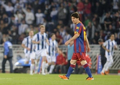 Mesmo com Messi, Bar&ccedil;a perde de virada para o Real Sociedad