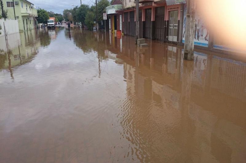 Ven&acirc;ncio Aires tem diversas &aacute;reas alagadas