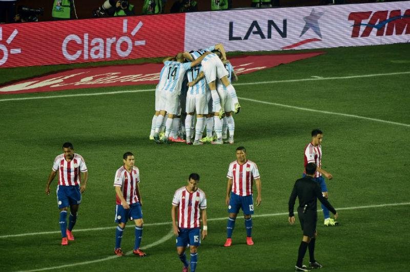 Argentina ganhou por 6 a 1 do Paraguai
