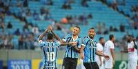 Grêmio goleou o São Luiz por 4 a 0 nesta quinta-feira