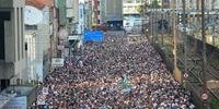 Público foi estimado em cerca de 200 mil pessoas nas ruas da Capital ao longo do feriado de sábado