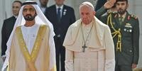 Papa recebeu terras para a construção da primeira igreja nos Emirados Árabes Unidos