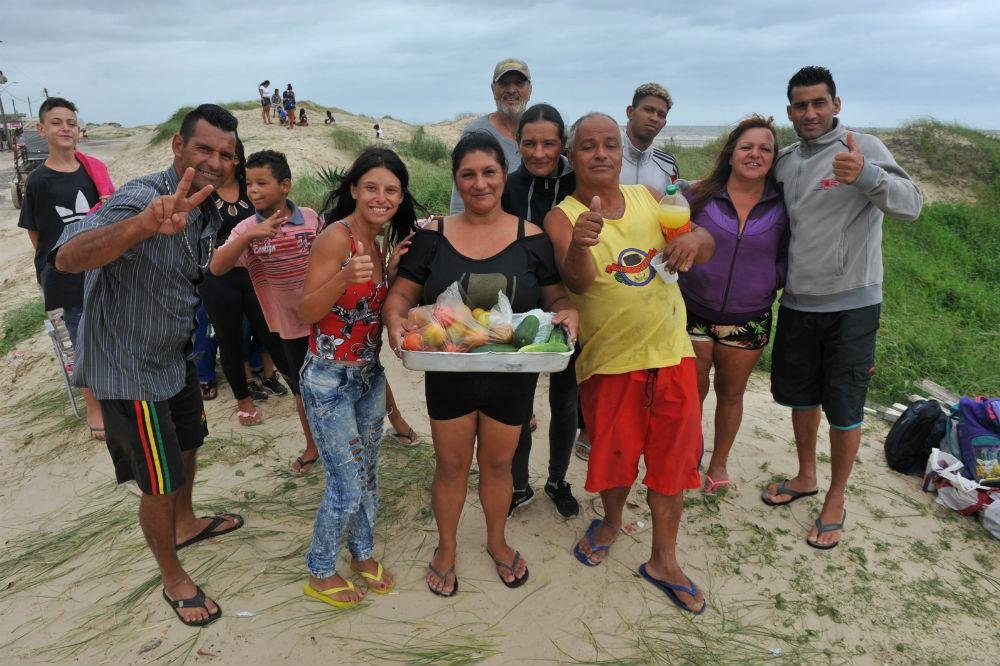 Galera da excurs&atilde;o de Porto Alegre
