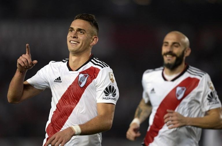 Rafael Borre marcou o terceiro do River Plate