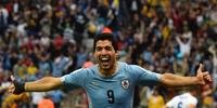 Suárez garantiu a vitória uruguaia