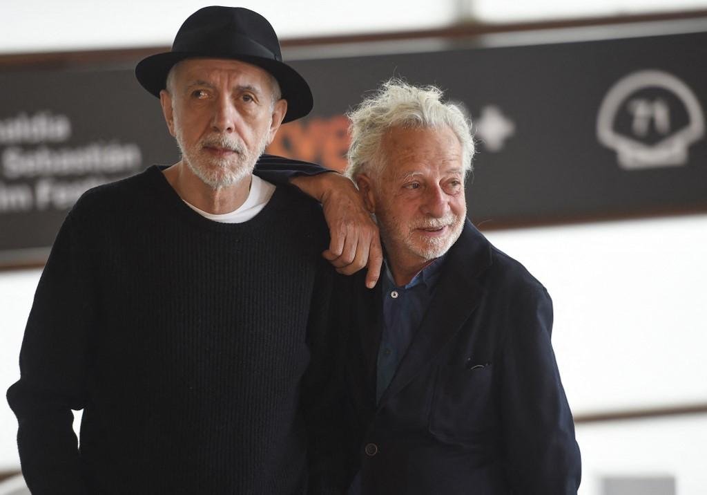 Diretor Fernando Trueba e desenhista Javier Mariscal no 71&ordm; Festival Internacional de Cinema de San Sebasti&aacute;n
