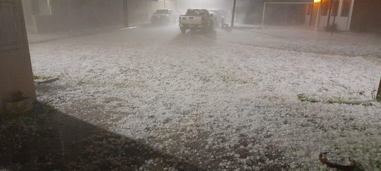 Tempestade de granizo deixou muitos preju&iacute;zos em Bag&eacute; e na regi&atilde;o