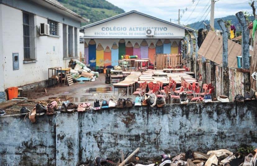 Institui&ccedil;&otilde;es de ensino da cidade de Mu&ccedil;um est&atilde;o entre as mais prejudicadas pelas cheias
