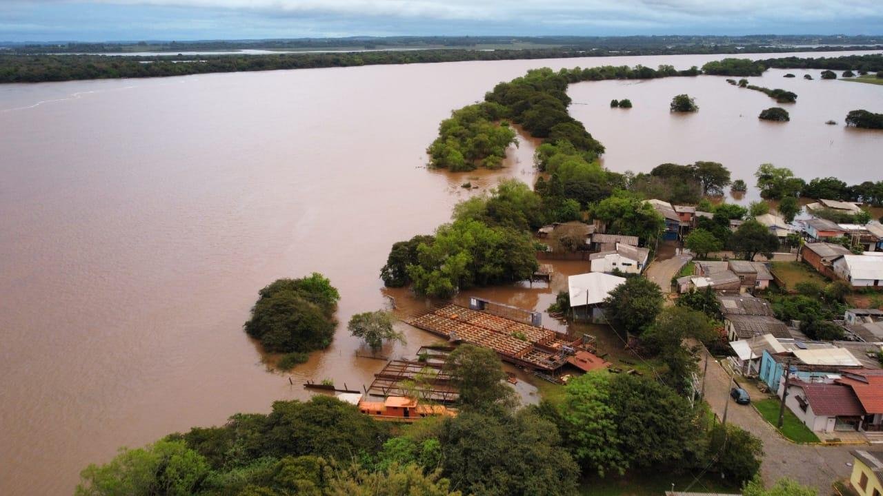 Em Triunfo, o Rio Jacu&iacute; registrou 15 cent&iacute;metros de eleva&ccedil;&atilde;o em um dia