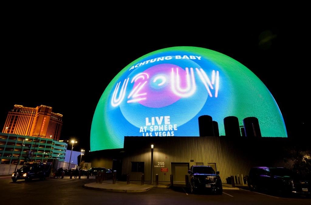Arena em formato de esfera gigante se tornou atra&ccedil;&atilde;o em Las Vegas