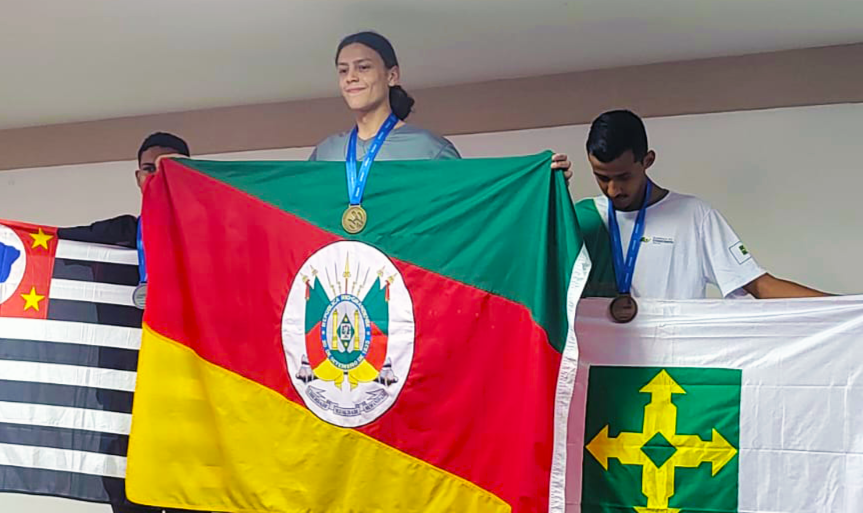 Guilherme integra a equipe de 23 alunos do Senai-RS, que tamb&eacute;m participam de seletivas